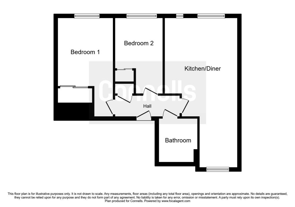 2 bed 1st Floor Flat for rent in Buckingham. From Connells - Buckingham