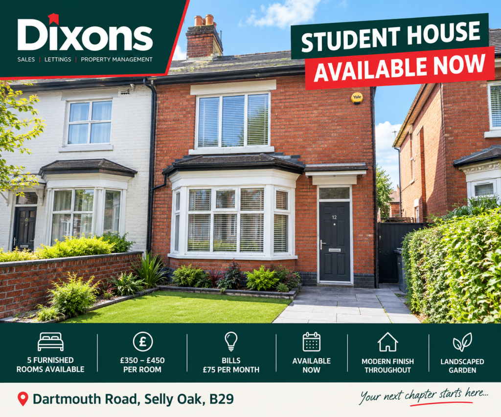 5 bed House Share for rent in Birmingham. From Dixons - Selly Oak 5 bed House Share for rent in Birmingham. From Dixons - Selly Oak