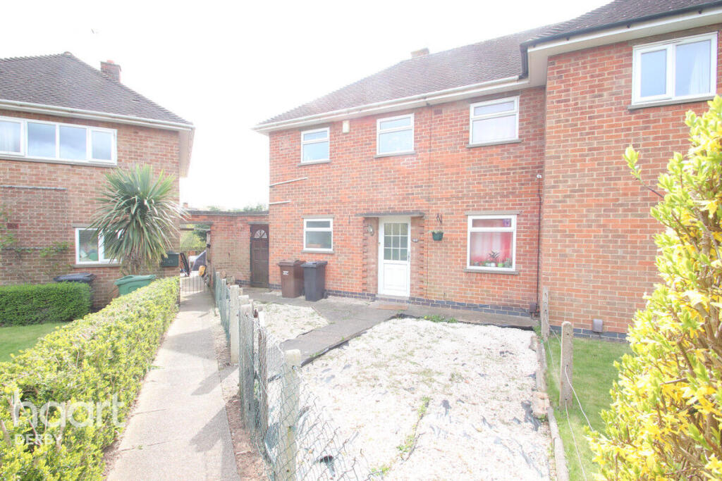 2 bed Mid Terraced House for rent in Loughborough. From haart - Derby