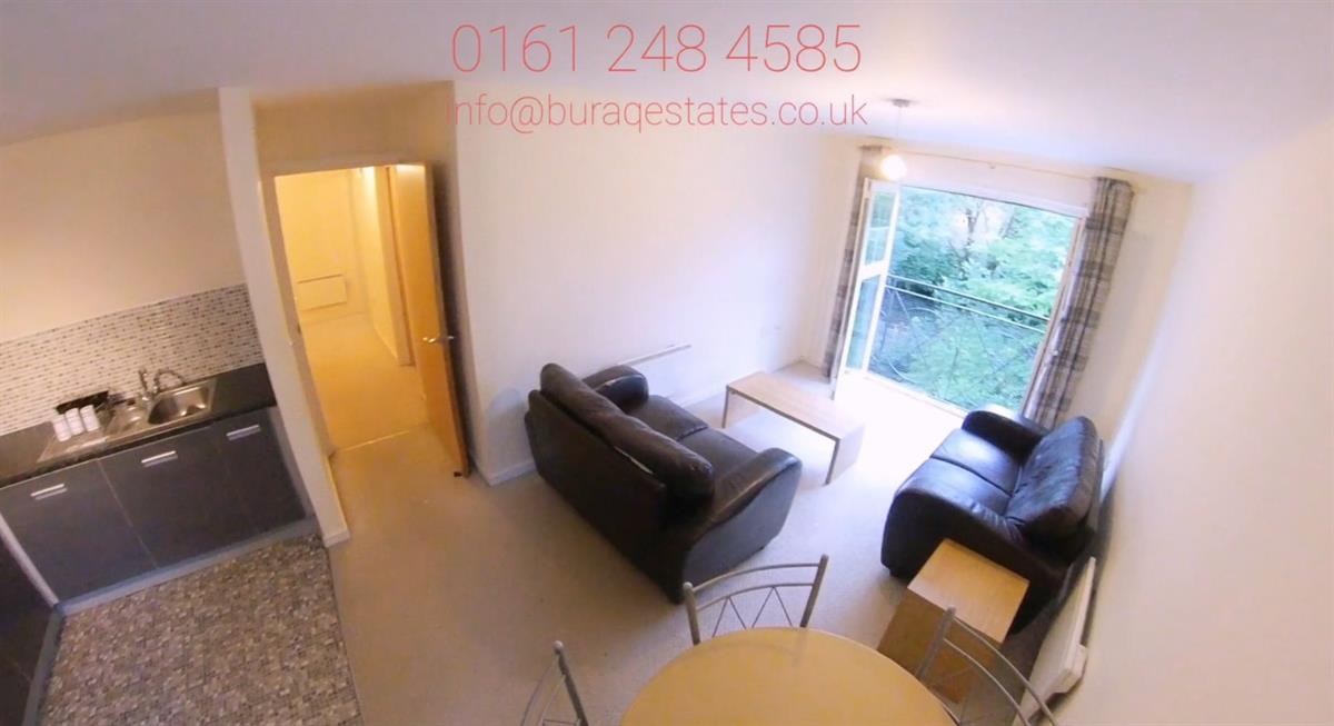 2 bed 1st Floor Flat for rent in Manchester. From Buraq Estates
